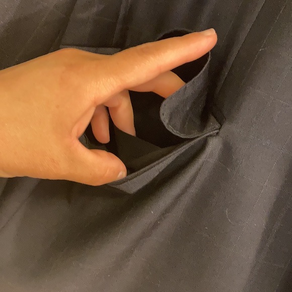 Canali Harry Rosen Navy Blue Windowpane Suit Jacket Size EU 52C US 42S - Picture 4 of 12